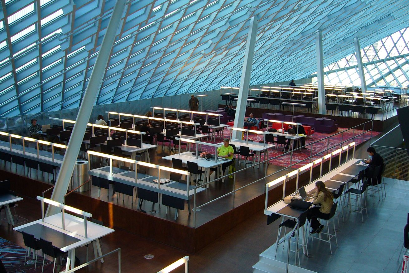 Seattle Public Library Entrance