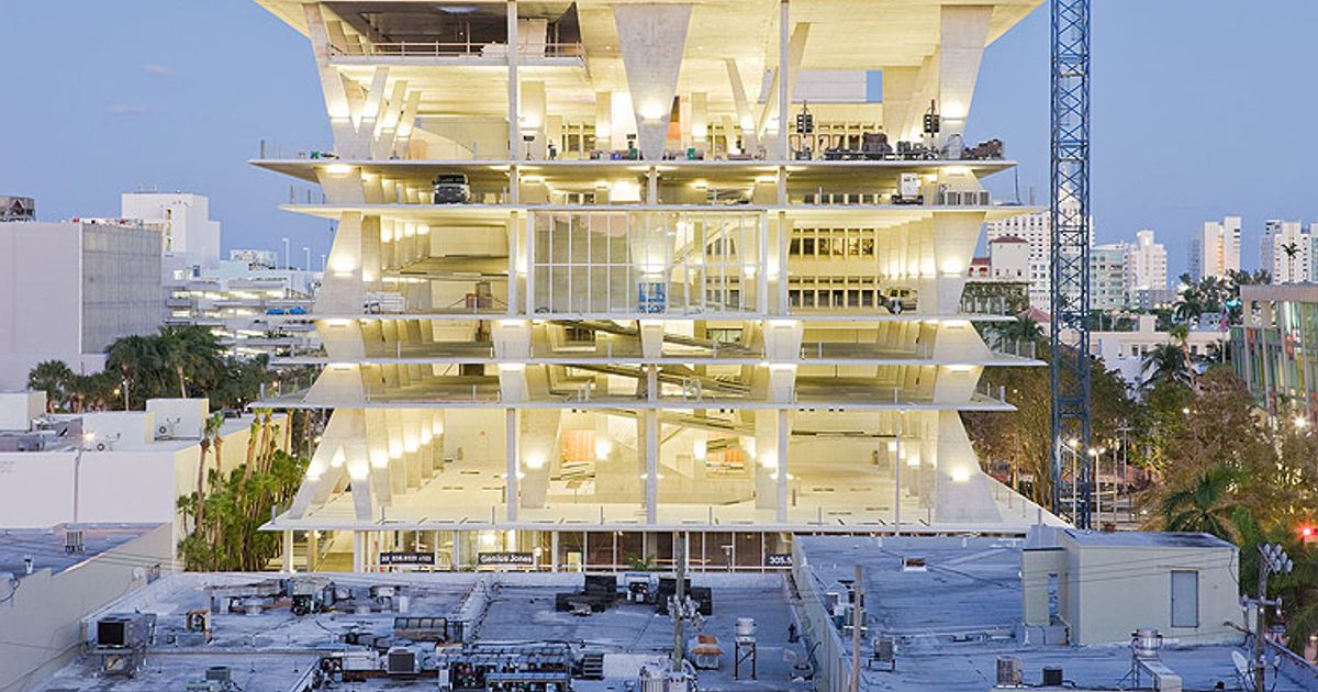 A Miami Beach Parking Lot, Designed by Herzog and de Meuron - The