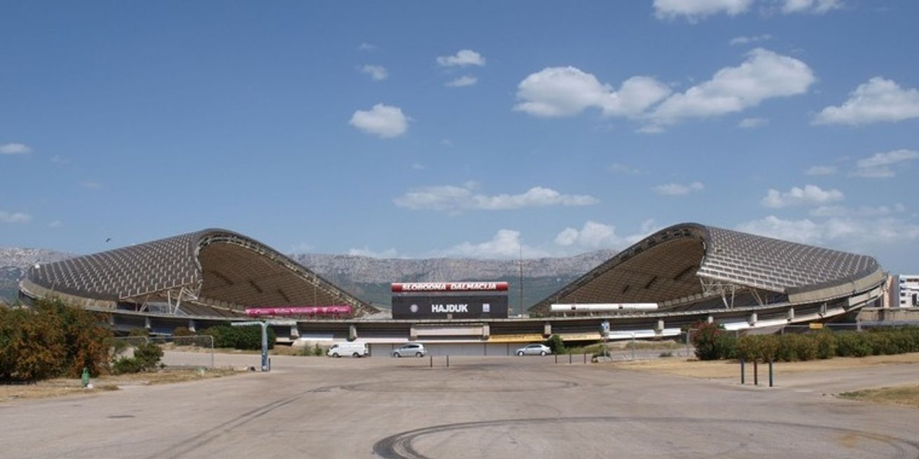 Poljud Stadium, in Split, Croatia, on February 28, 2023. Kresimir